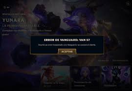 fix van 57 league of legends