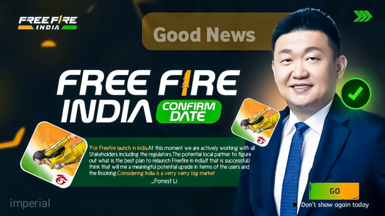Free Fire India Launch Date