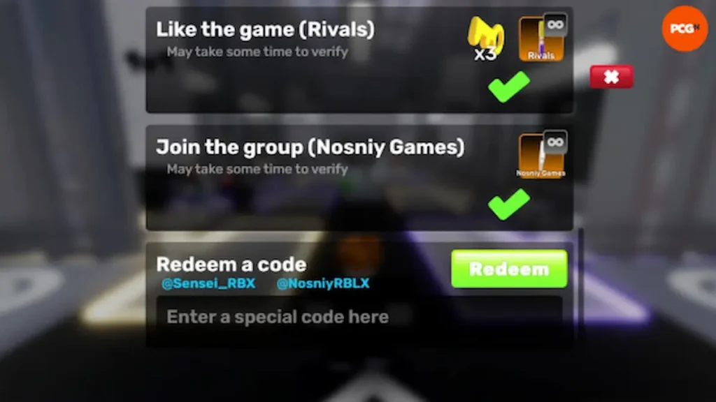 Roblox Rivals Codes – December 2025 (Working & Updated List) 7 Roblox Rivals Codes